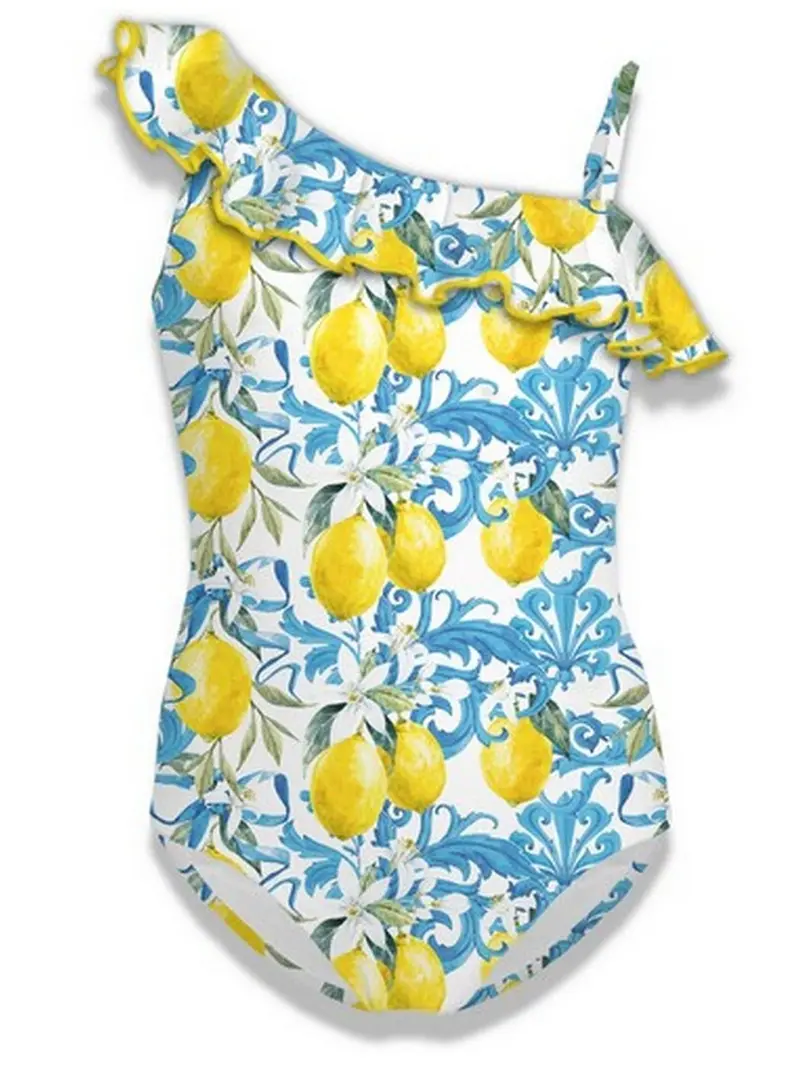 MC2 SAINT BARTH Costume da bagno Bambine e ragazze Monokini CARIN 01186B Bianco