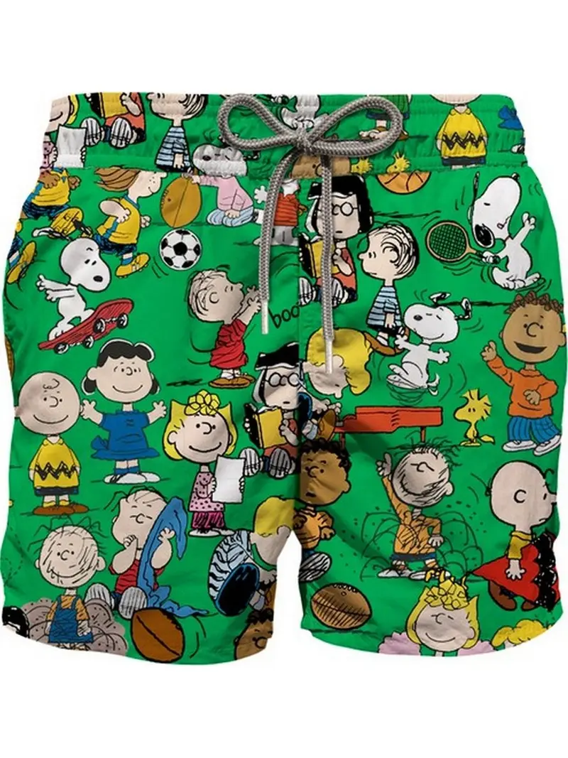 MC2 SAINT BARTH Costume da bagno Bambini e ragazzi Pantaloncino JEAN 00555B Verde