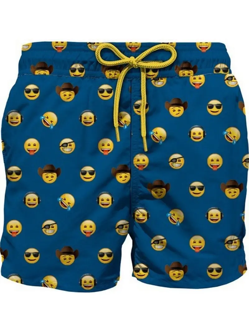 MC2 SAINT BARTH Costume da bagno Bambini e ragazzi Pantaloncino JEAN LIGHTING 01865B Blu
