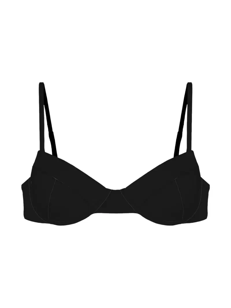 MC2 SAINT BARTH Costume da bagno Donna Bralette BEA 00411D Nero