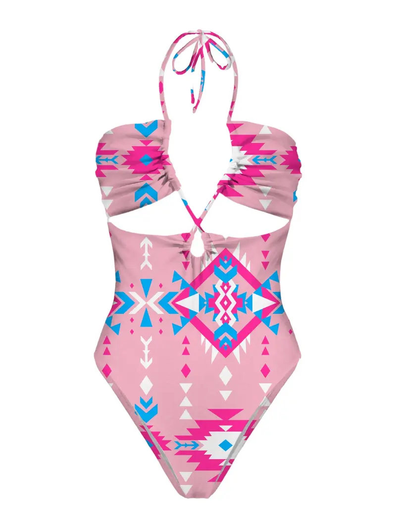 MC2 SAINT BARTH Costume da bagno Donna Monokini KINSLEY 04046D Rosa