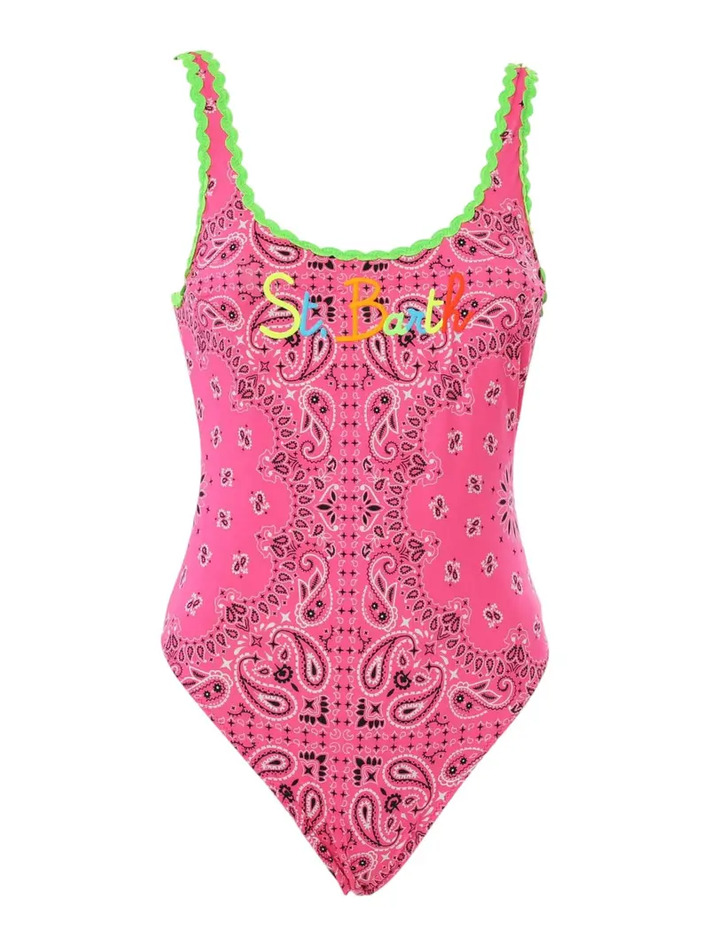 MC2 SAINT BARTH Costume da bagno Donna Monokini LORA 03953D Multicolore