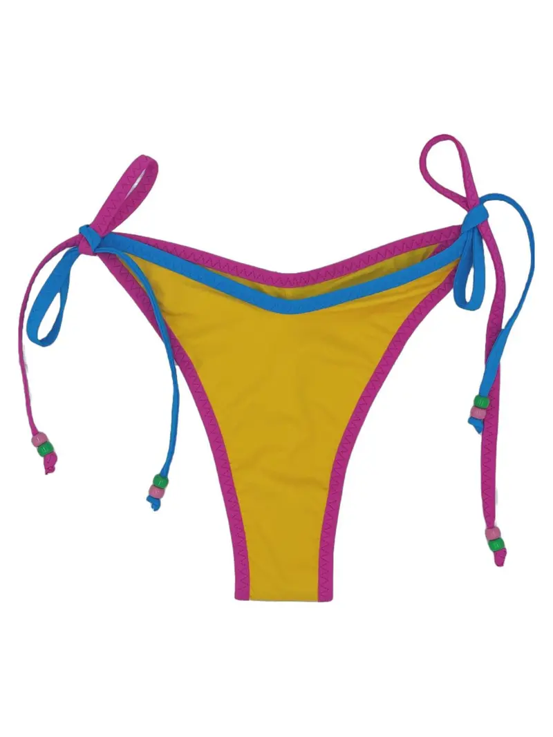 MC2 SAINT BARTH Costume da bagno Donna Slip NORAH STRING 00236B Multicolore