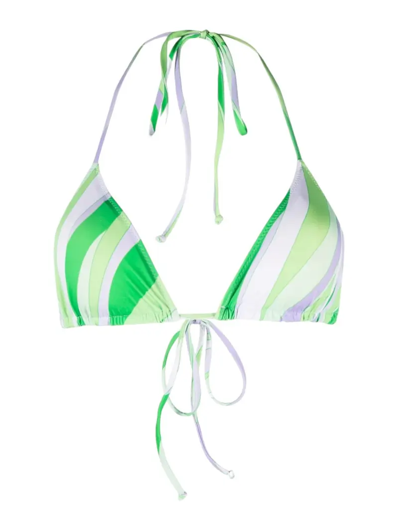 MC2 SAINT BARTH Costume da bagno Donna Triangolo LEAH 03963D Verde