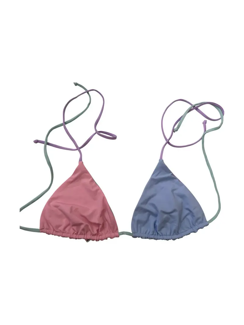 MC2 SAINT BARTH Costume da bagno Donna Triangolo LEAH DF PL5243 CELESTE