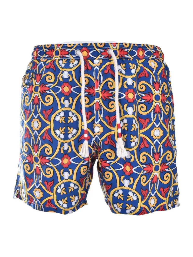 MC2 SAINT BARTH Costume da bagno Uomo Boxer LIGHTING 70 01190B Blu