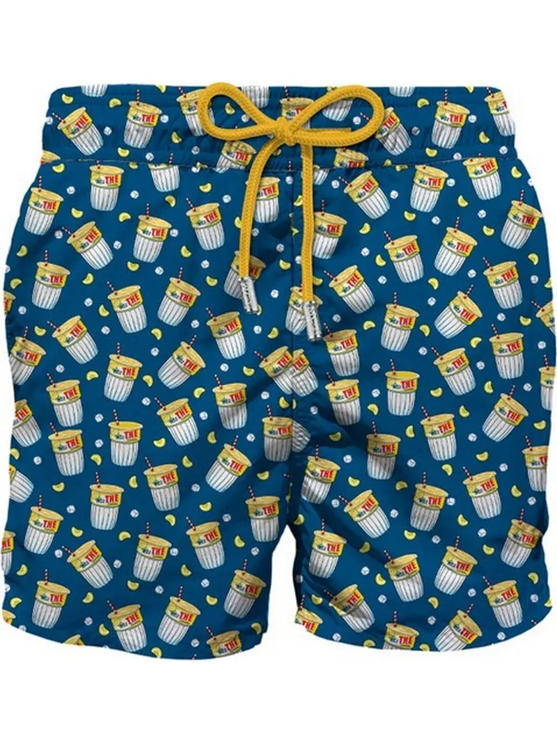 MC2 SAINT BARTH Costume da bagno Uomo Boxer LIGHTING MICRO FANTASY 00200B Blu