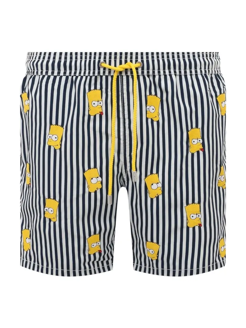 MC2 SAINT BARTH Costume da bagno Uomo  GUSTAVIA EMBROIDERY 02030F Blu