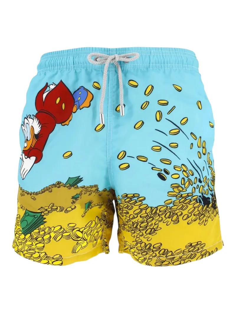 MC2 SAINT BARTH Costume da bagno Uomo  GUSTAVIA PLACED PRINT 02915H Verde