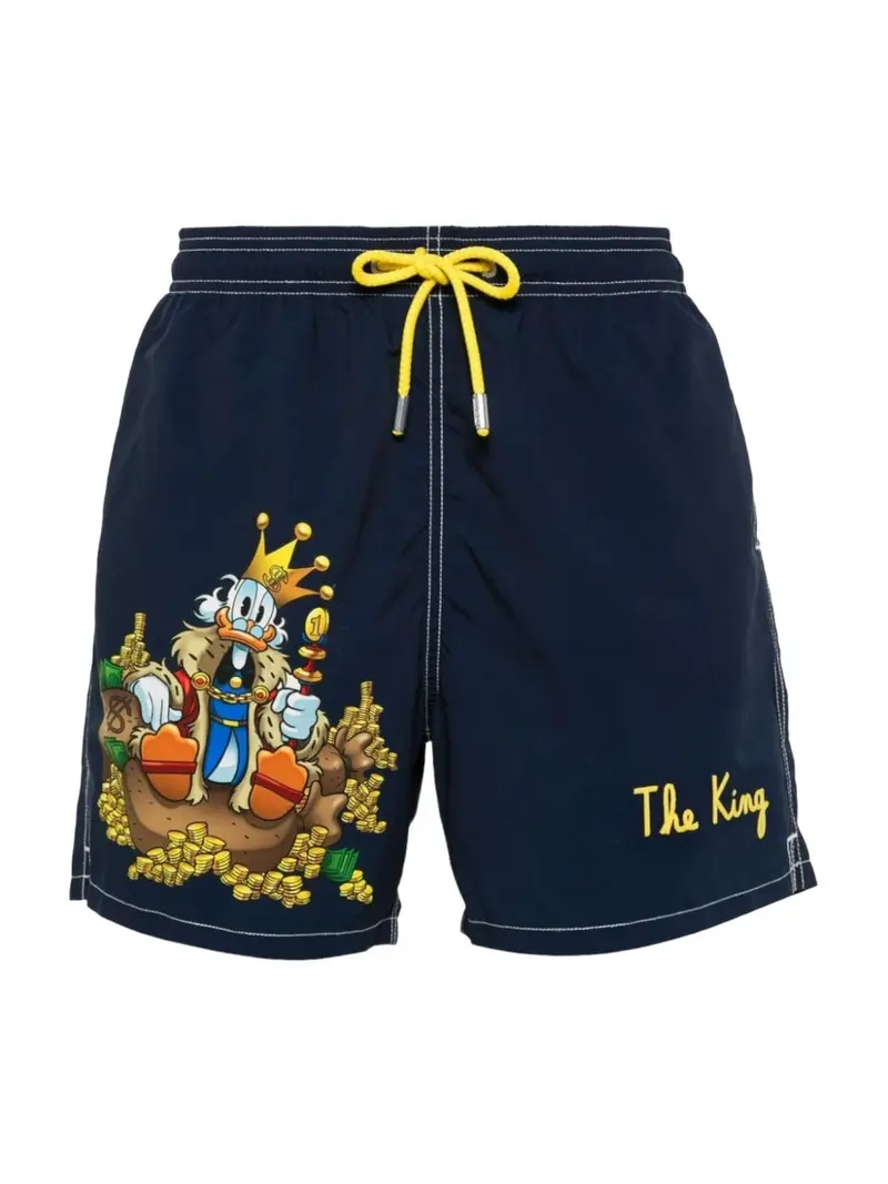 MC2 SAINT BARTH Costume da bagno Uomo GUSTAVIA PLACED PRINT 04832F Blu