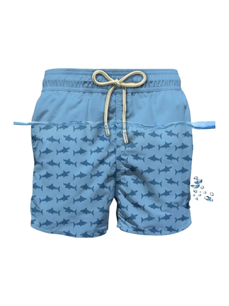 MC2 SAINT BARTH Costume da bagno Uomo LIGHTING MAGIC 02801H SHARK MONO H33