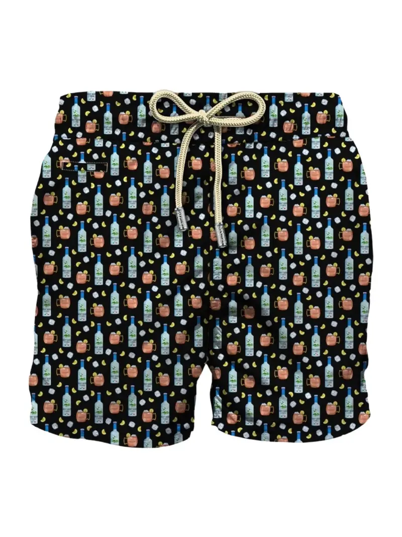 MC2 SAINT BARTH Costume da bagno Uomo LIGHTING MICRO FANTASY 03701F Nero