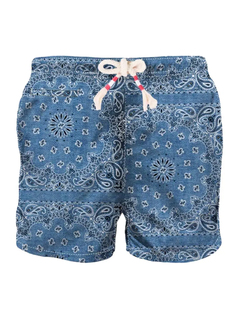 MC2 SAINT BARTH Costume da bagno Uomo Pantaloncino CAPRESE 00161D Blu