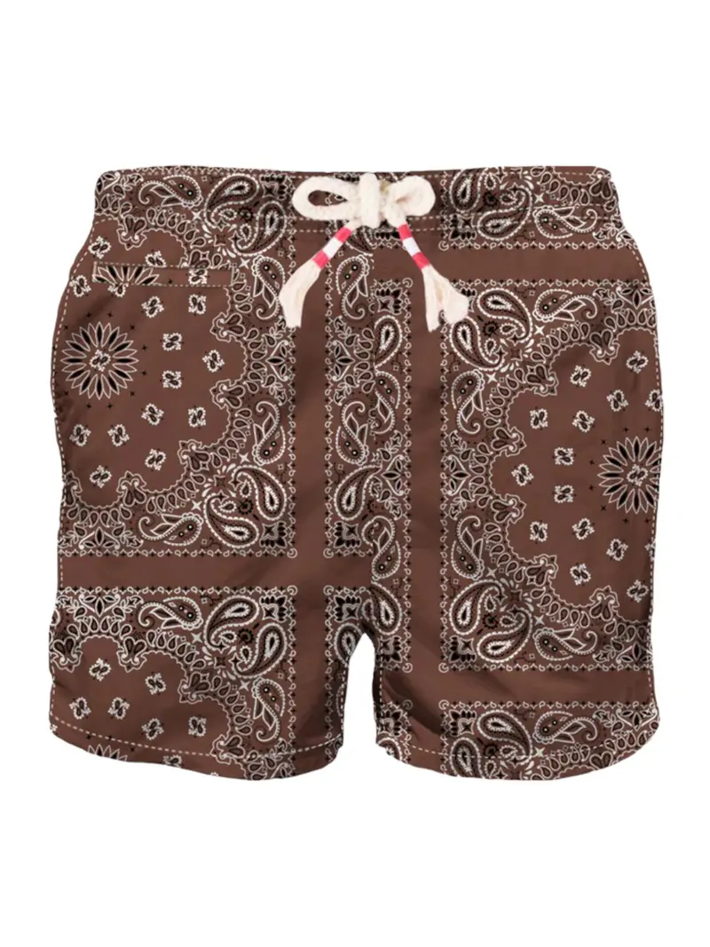 MC2 SAINT BARTH Costume da bagno Uomo Pantaloncino CAPRESE 05589D Marrone