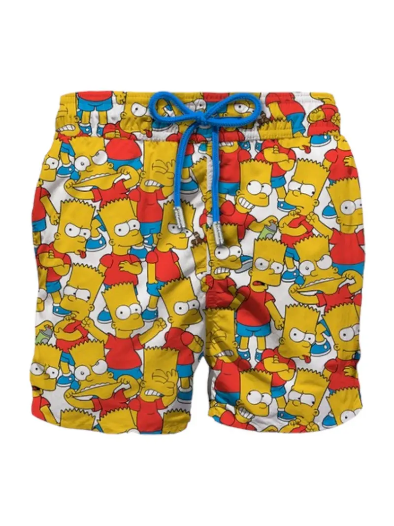 MC2 SAINT BARTH Costume da bagno Uomo Pantaloncino GUSTAVIA 00148D Bianco