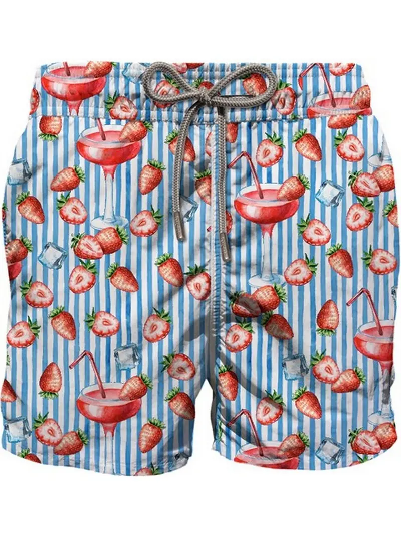 MC2 SAINT BARTH Costume da bagno Uomo Pantaloncino GUSTAVIA 01002B Blu