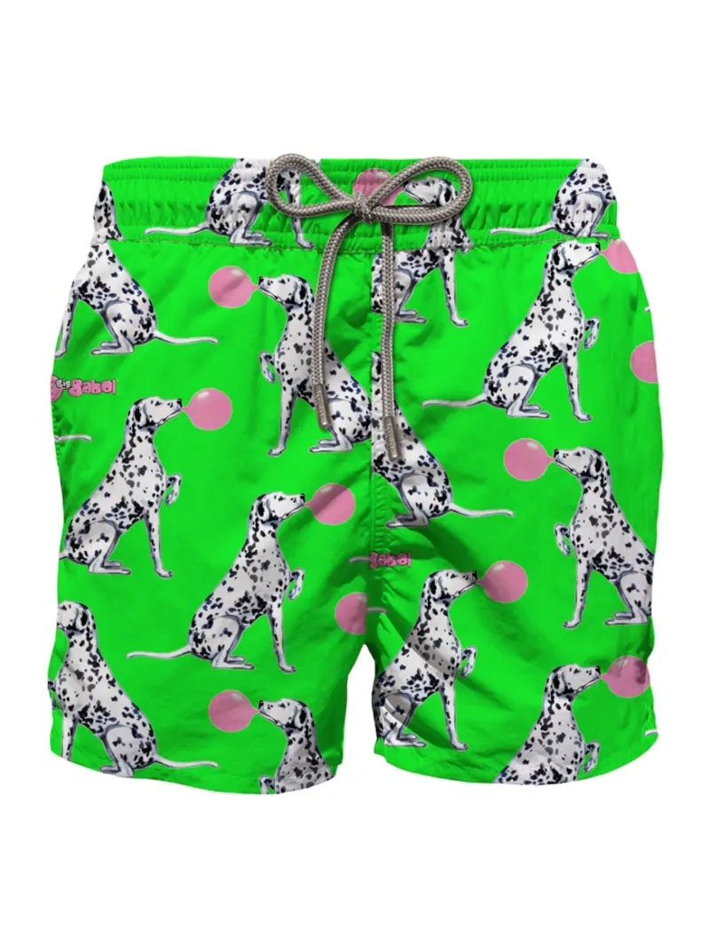 MC2 SAINT BARTH Costume da bagno Uomo Pantaloncino GUSTAVIA 05595D Verde
