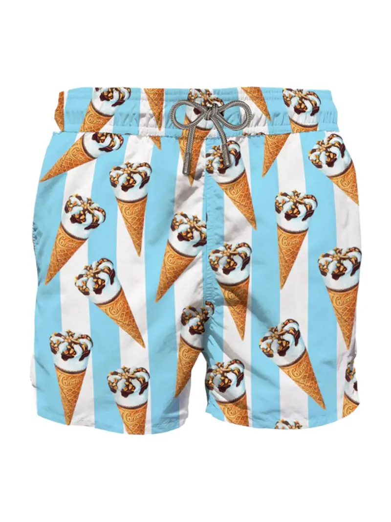 MC2 SAINT BARTH Costume da bagno Uomo Pantaloncino GUSTAVIA 06661D Blu