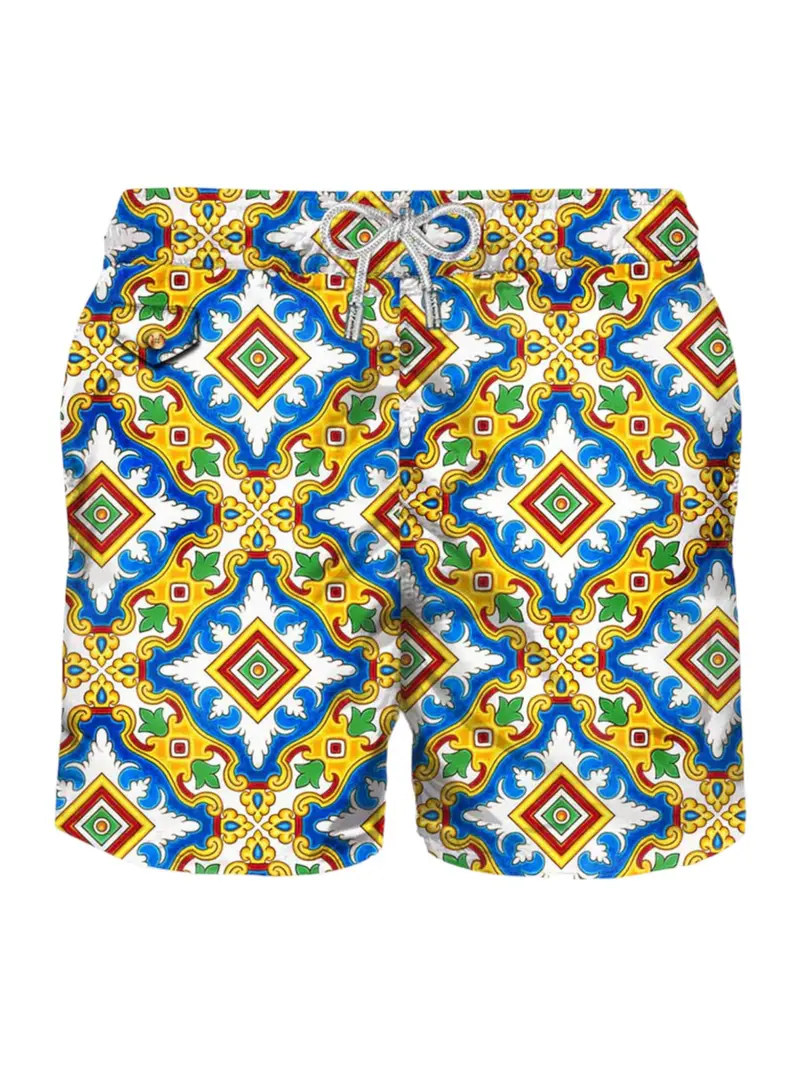 MC2 SAINT BARTH Costume da bagno Uomo Pantaloncino LIGHTING 70 06741D Blu