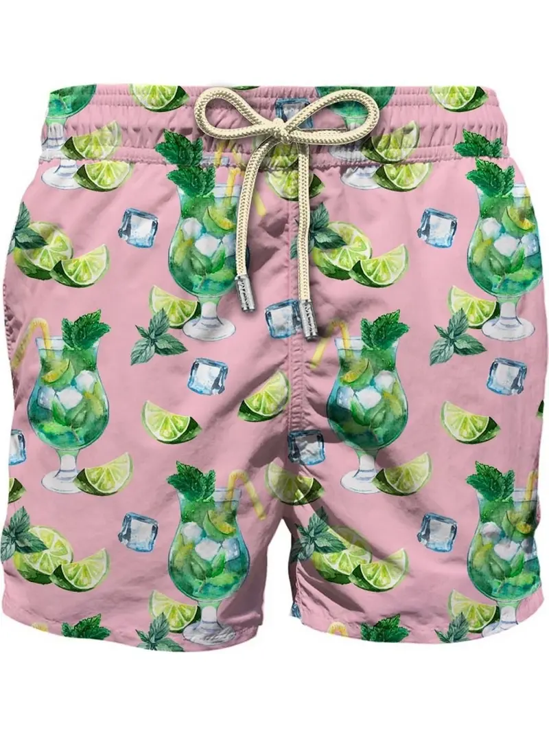 MC2 SAINT BARTH Costume da bagno Uomo Pantaloncino LIGHTING CLMJ21 Rosa