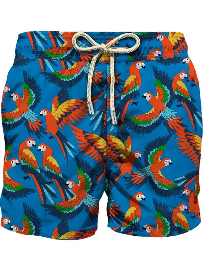 MC2 SAINT BARTH Costume da bagno Uomo Pantaloncino LIGHTING KONA17 Blu
