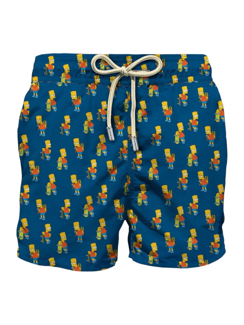 MC2 SAINT BARTH Costume da bagno Uomo Pantaloncino LIGHTING MICRO 05980D Blu