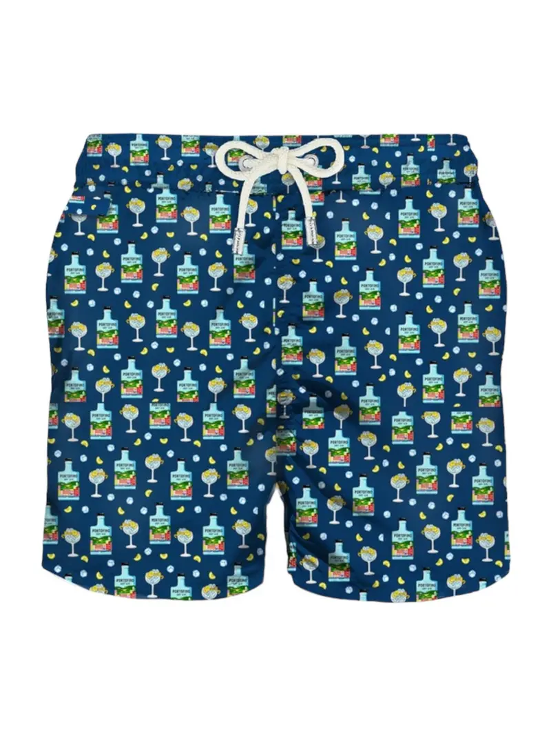 MC2 SAINT BARTH Costume da bagno Uomo Pantaloncino LIGHTING MICRO 07133D Blu