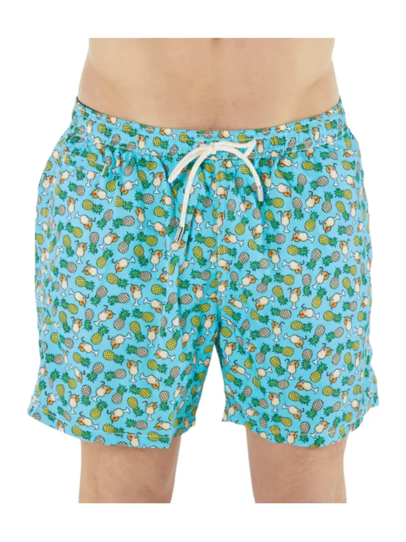 MC2 SAINT BARTH Costume da bagno Uomo Pantaloncino LIGHTING MICRO COAD31 Blu