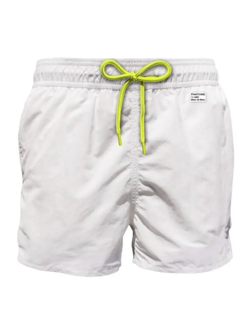 MC2 SAINT BARTH Costume da bagno Uomo Pantaloncino LIGHTING PANTONE 00384D Bianco