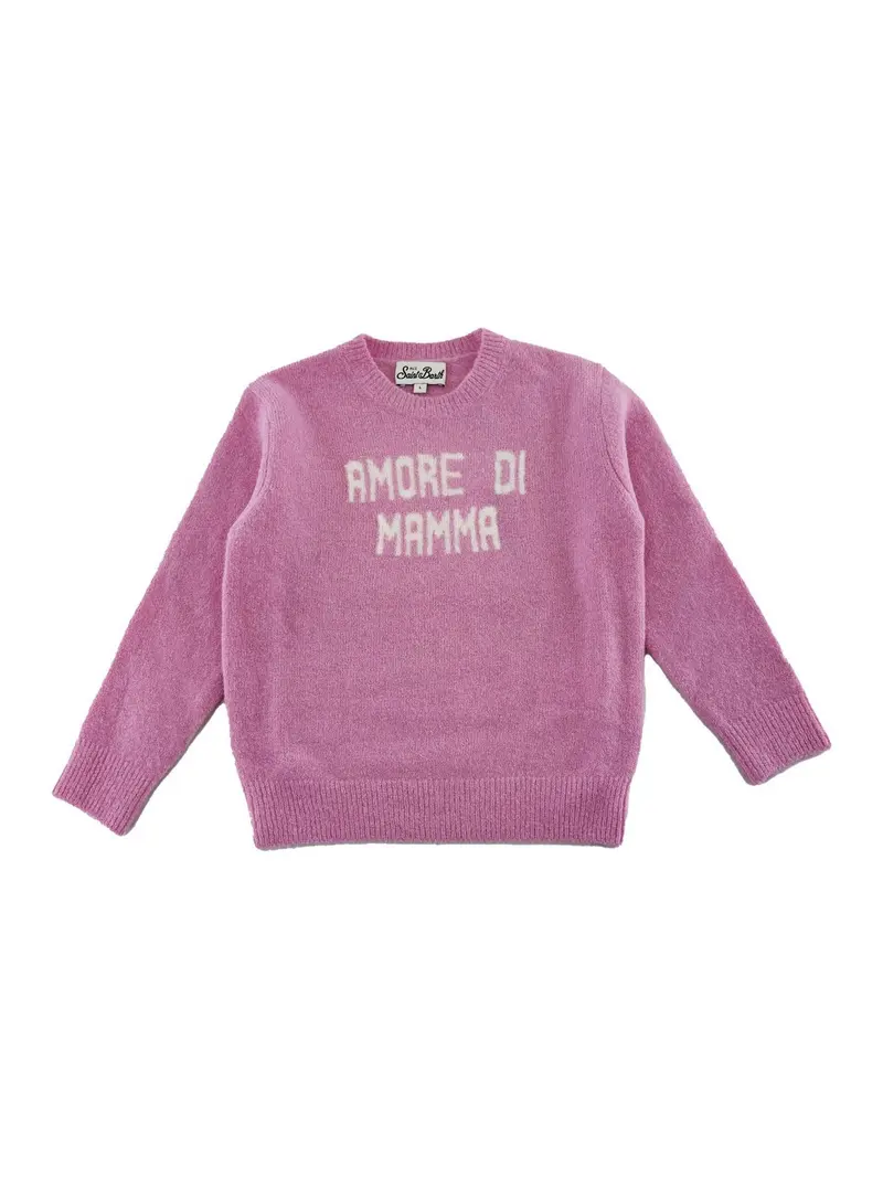 MC2 SAINT BARTH Maglione Bambine e ragazze PRINCESS ALPACA 02110I AMORE MAMMA 23