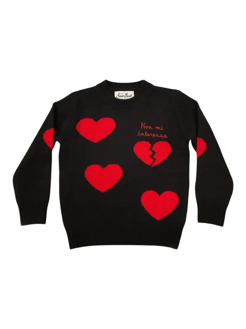 MC2 SAINT BARTH Maglione Bambine e ragazze PRINCESS P 02266I CUORE SPEZZATO 00 EMB