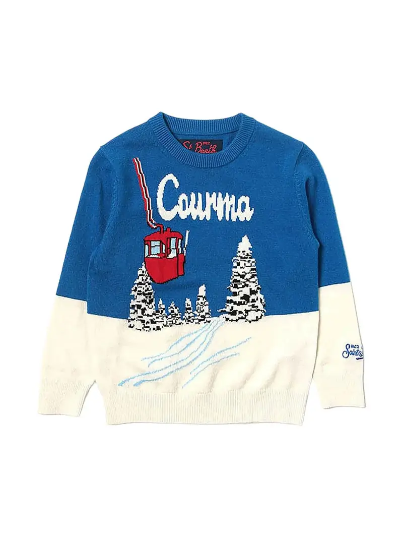 MC2 SAINT BARTH Maglione Bambini e ragazzi DOUGLAS C CUSN17 Bianco