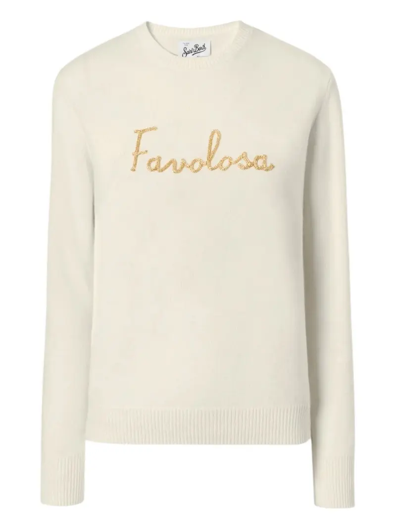 MC2 SAINT BARTH Maglione Donna  NEW QUEEN 03953I FAVOLOSA 10OR EMB