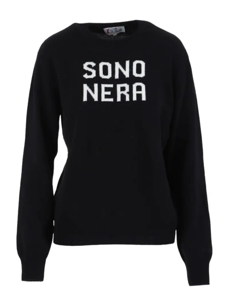 MC2 SAINT BARTH Maglione Donna  NEW QUEEN 11449E Nero