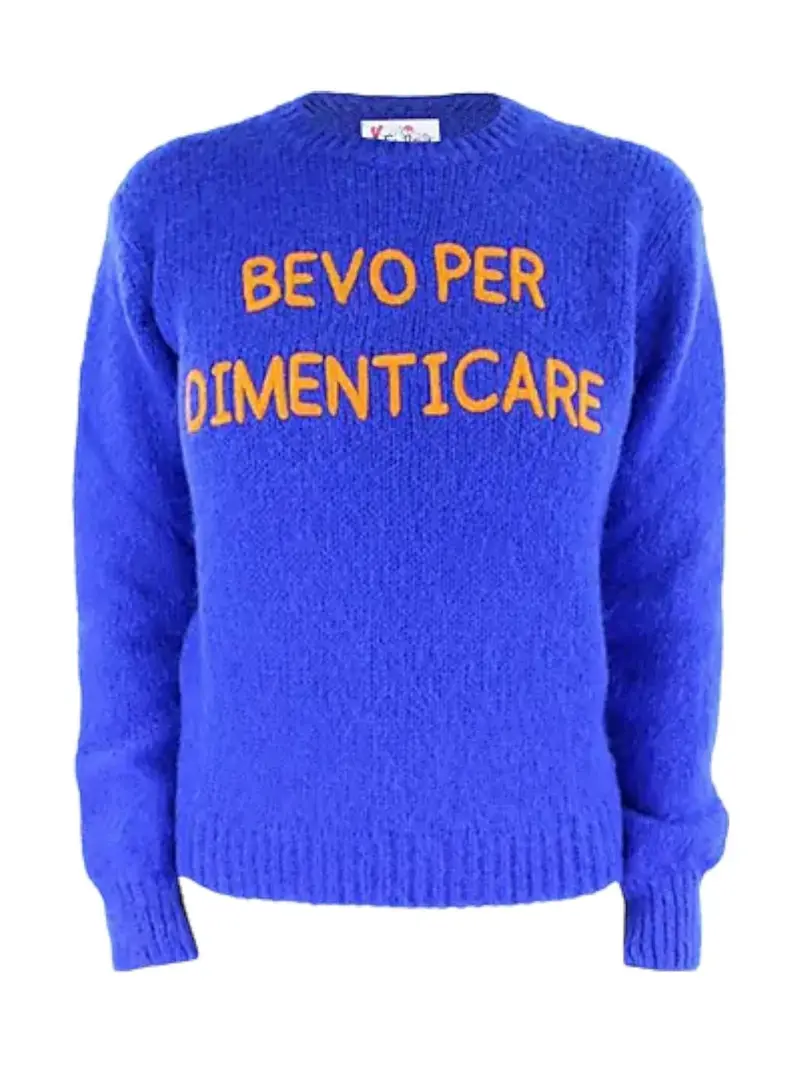 MC2 SAINT BARTH Maglione Donna NEW QUEEN SOFT 00499C Blu