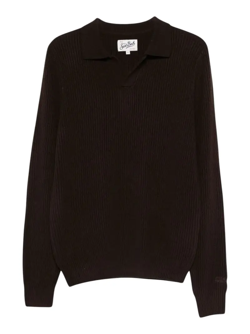 MC2 SAINT BARTH Maglione Uomo  DOWNING WOOL 00029I 18H DARK BROWN