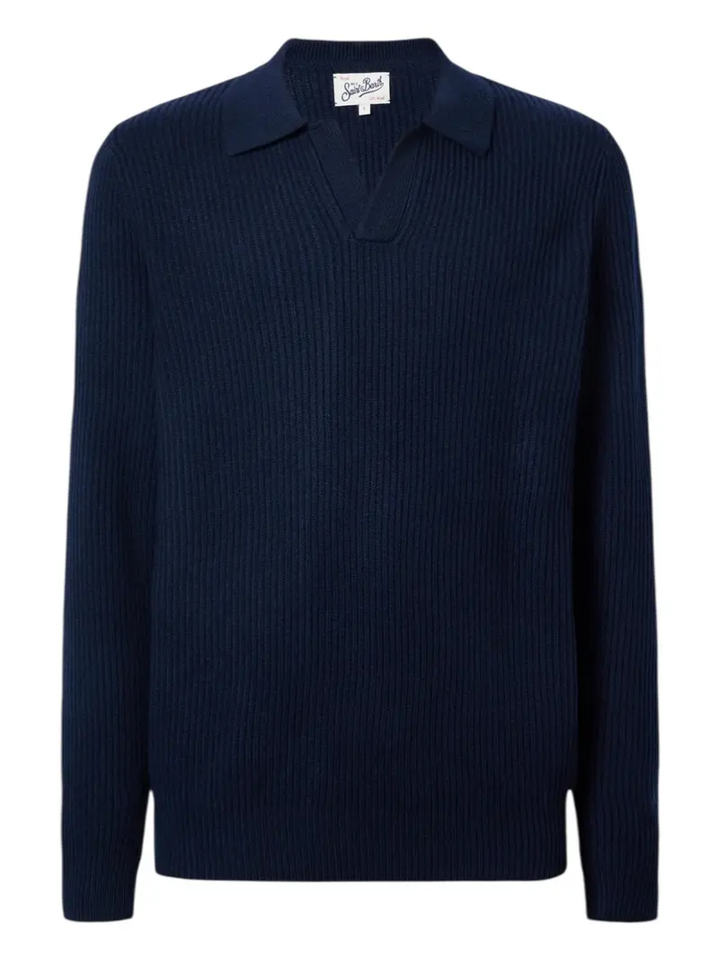 MC2 SAINT BARTH Maglione Uomo  DOWNING WOOL 00063I 62 NIGHT BLUE