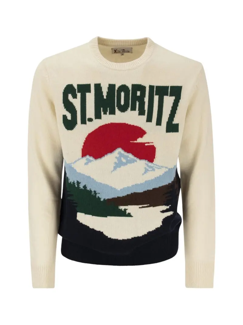 MC2 SAINT BARTH Maglione Uomo  HERON 00020C Bianco