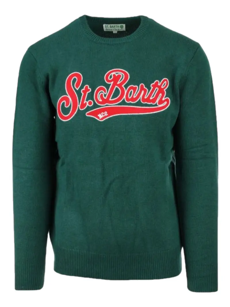 MC2 SAINT BARTH Maglione Uomo  HERON 10251E Verde