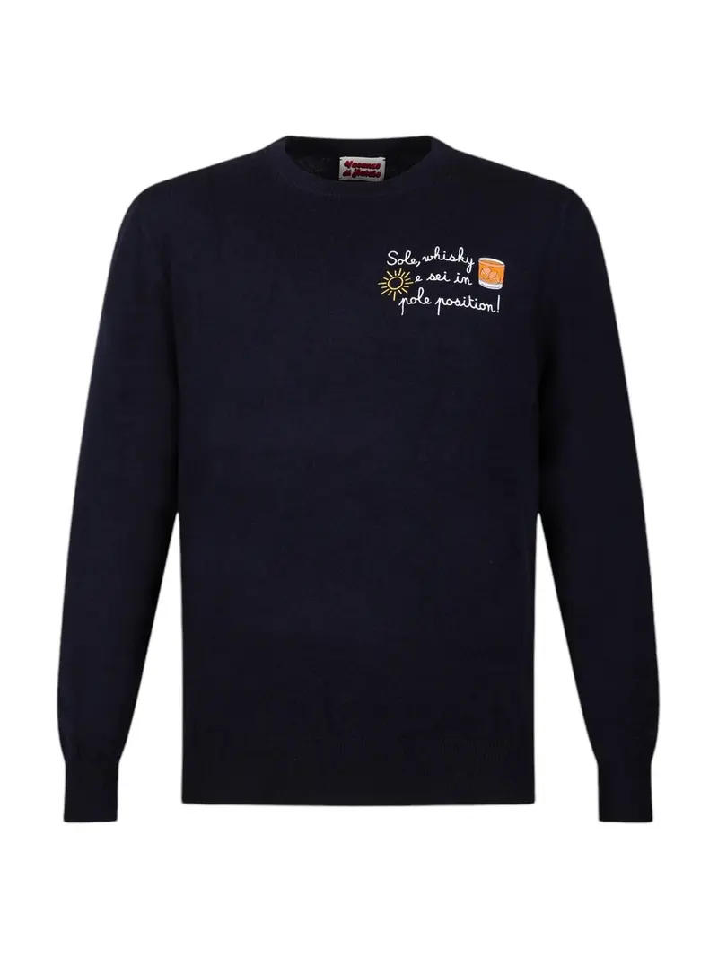 MC2 SAINT BARTH Maglione Uomo HERON LIGHT HERON LIGHT 03339G Blu