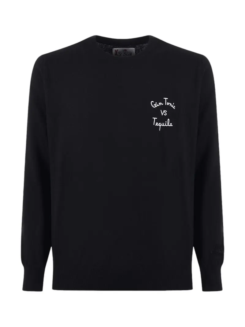 MC2 SAINT BARTH Maglione Uomo HERON LIGHT HERON LIGHT 03439G Nero