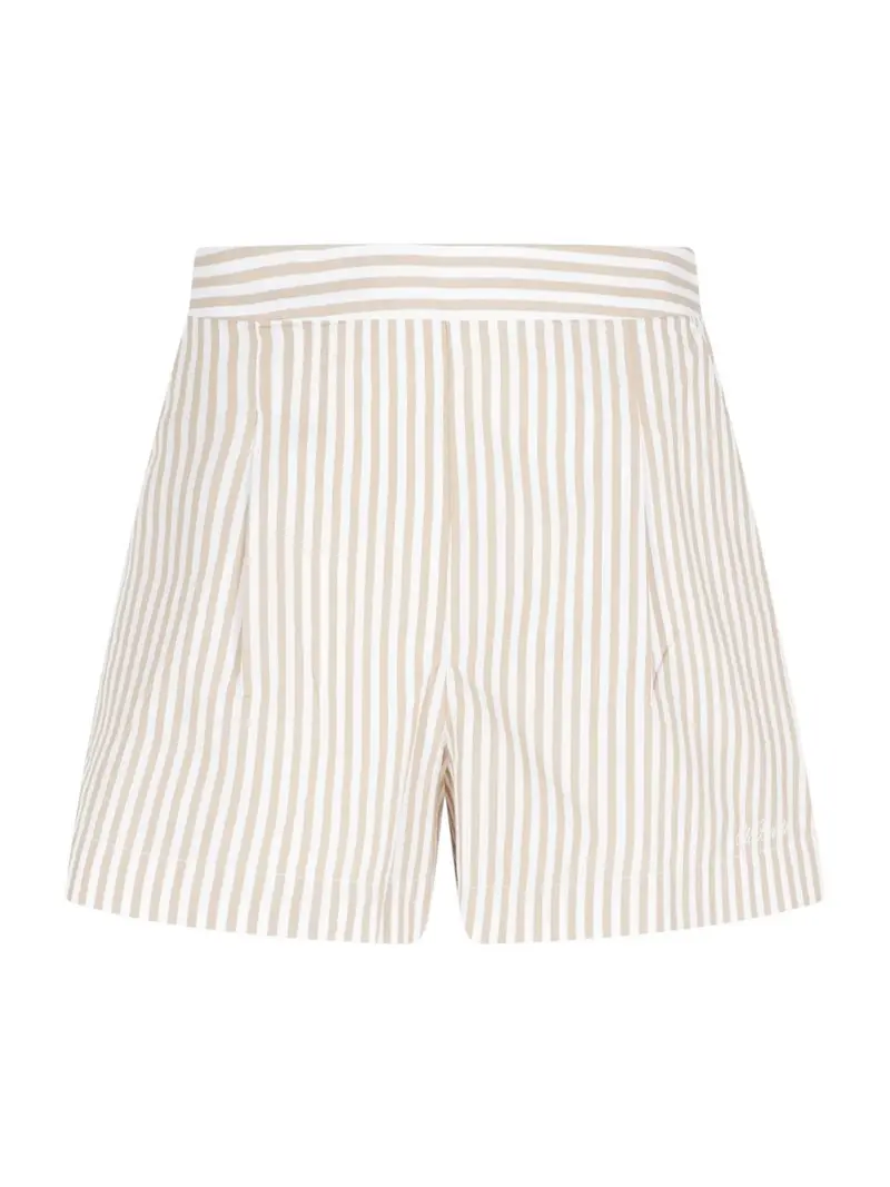 MC2 SAINT BARTH Pantaloncino Donna AMANI 00724L COTTON SB BEACH STRIPES V 11 EMB