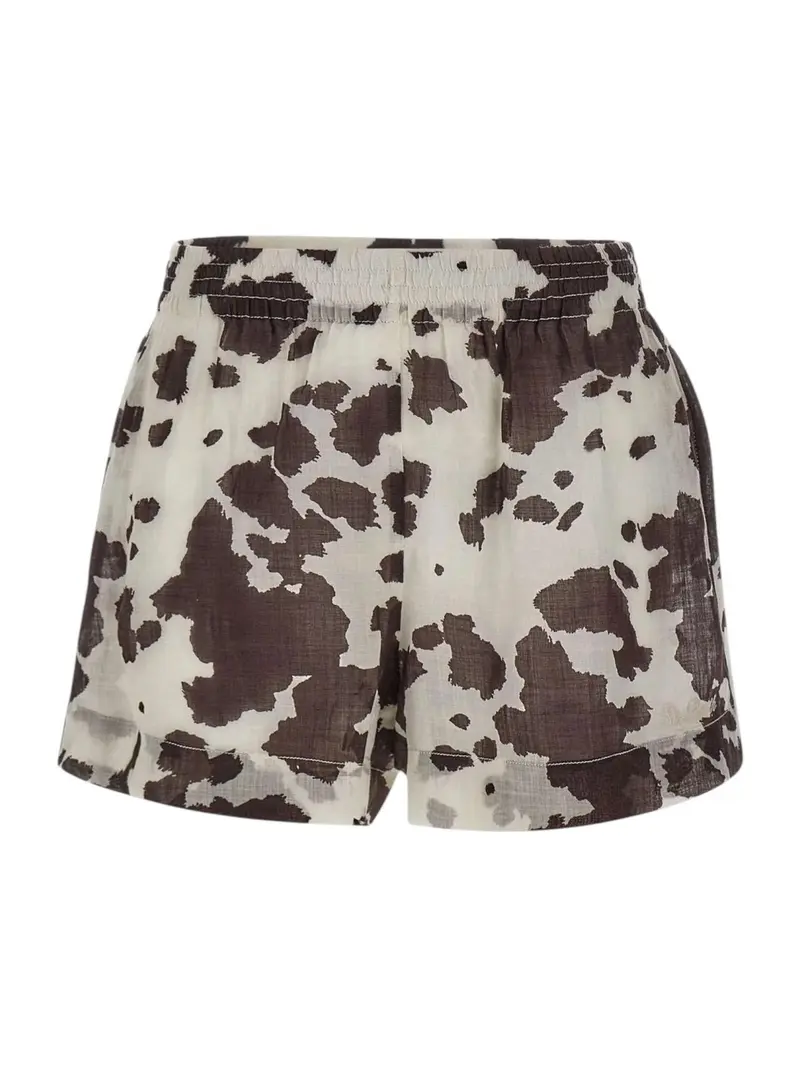 MC2 SAINT BARTH Pantaloncino Donna  MEAVE 01342L RAMIE COW WEST 1018