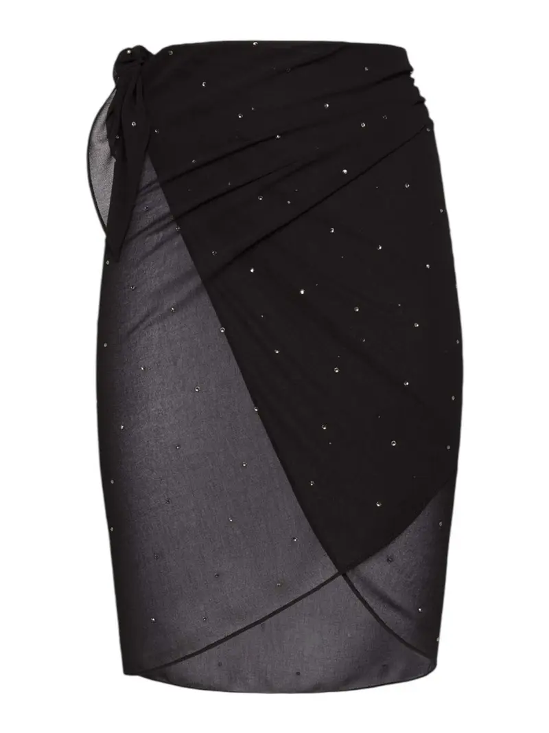 MC2 SAINT BARTH Pareo Donna  SERY 08786L GEORGETTE STRASS 00