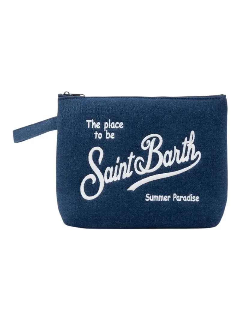 MC2 SAINT BARTH Pochette Donna  ALINE DENIM L 01334H Blu