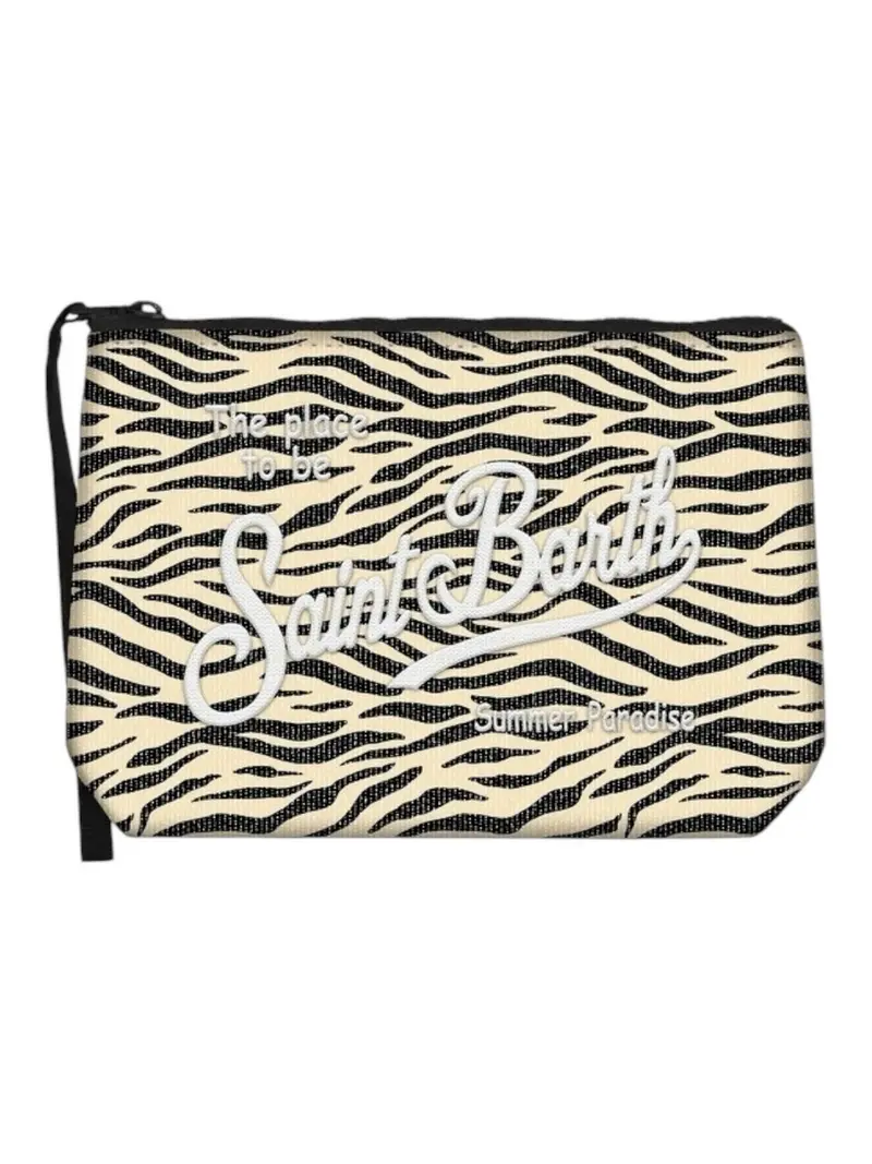 MC2 SAINT BARTH Pochette Donna  ALINE LUREX 04427H Beige