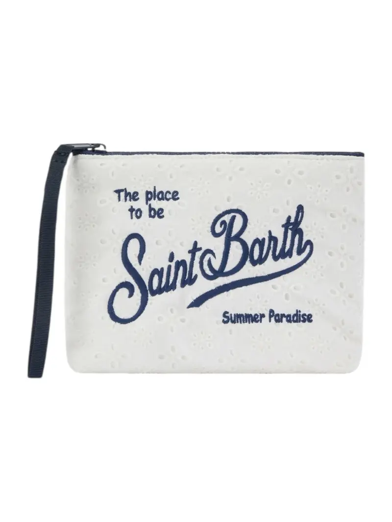 MC2 SAINT BARTH Pochette Donna ALINE SANGALLO 00238L COTTON MINI FLOWERS EMBRY 01 EMB