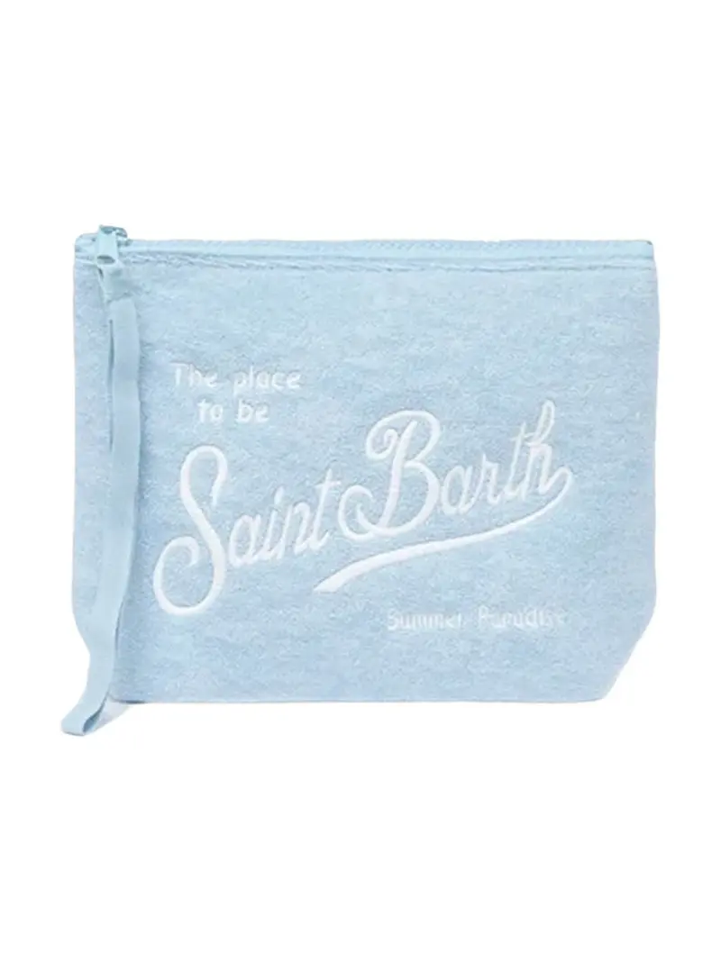 MC2 SAINT BARTH Pochette Donna  ALINE SPONGE 02697F Turchese