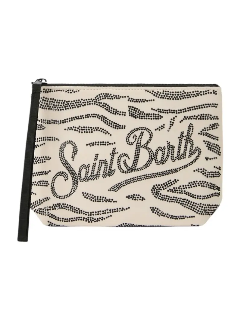 MC2 SAINT BARTH Pochette Donna ALINE STRASS 00271L STRASS ZEBRA 1000