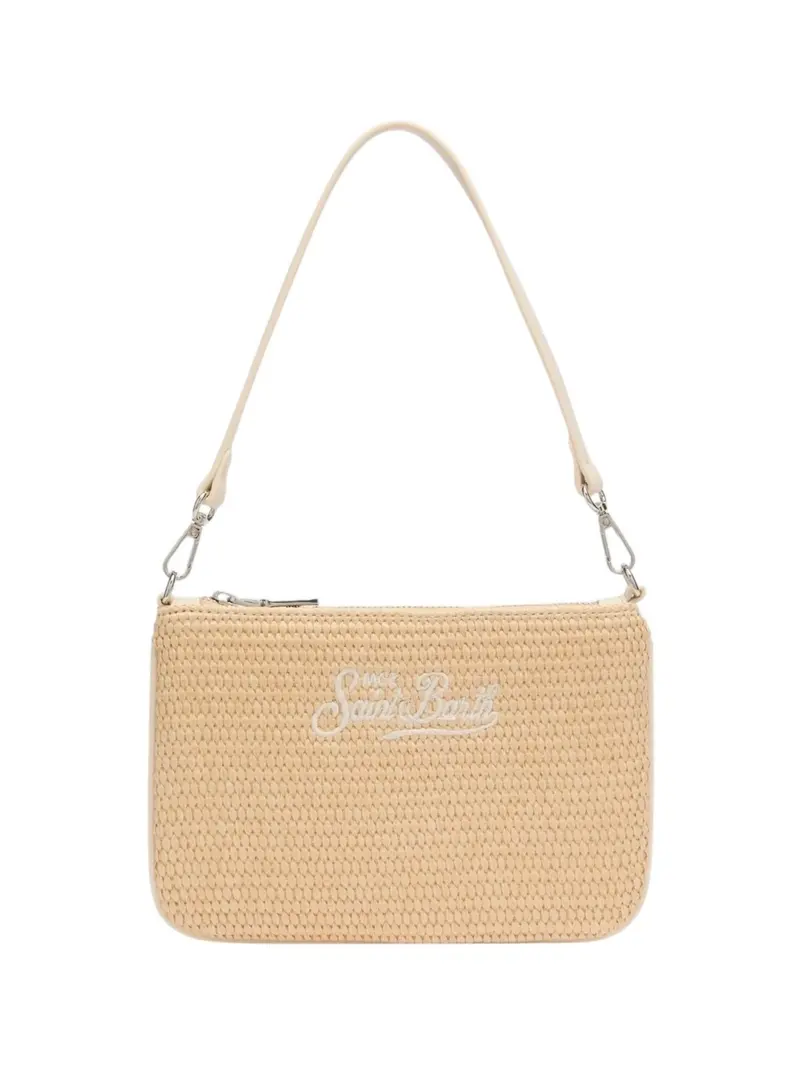 MC2 SAINT BARTH Pochette Donna PARISIENNE MINI STRAW 06521H Beige